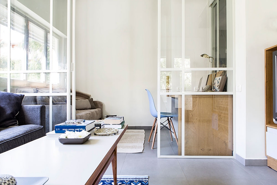 Stylish sitting area inside the apartment