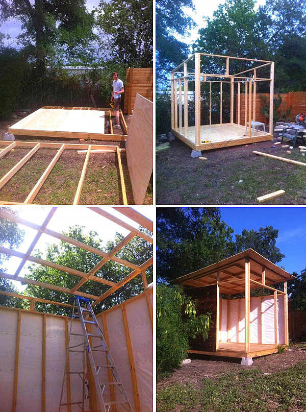 The beginning phases of the tiny house project