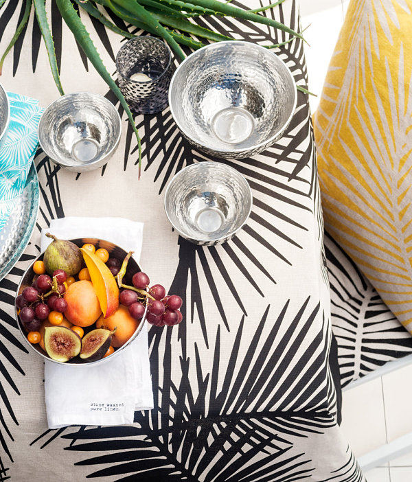 Tropical textiles from H&M Home