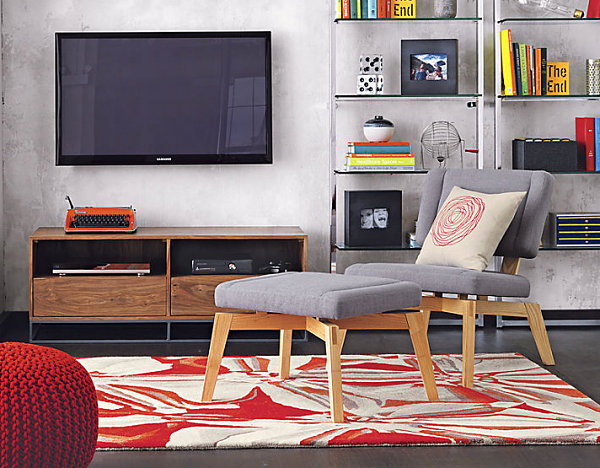 Wooden media console