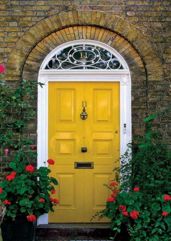 bring yellow front door