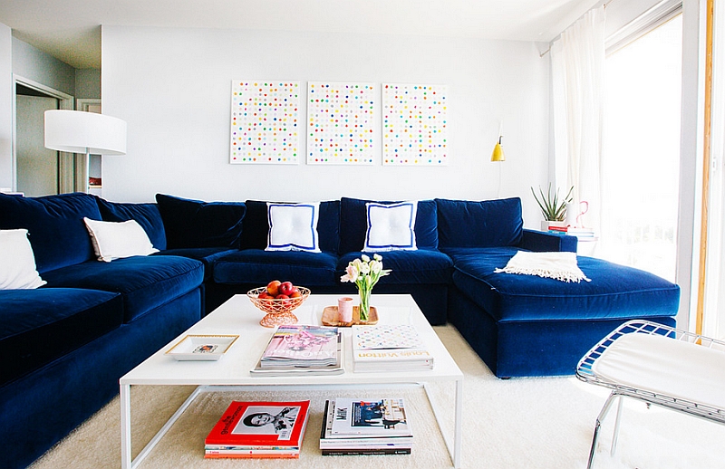 Blue And White Interiors Living Rooms, Kitchens, Bedrooms And More