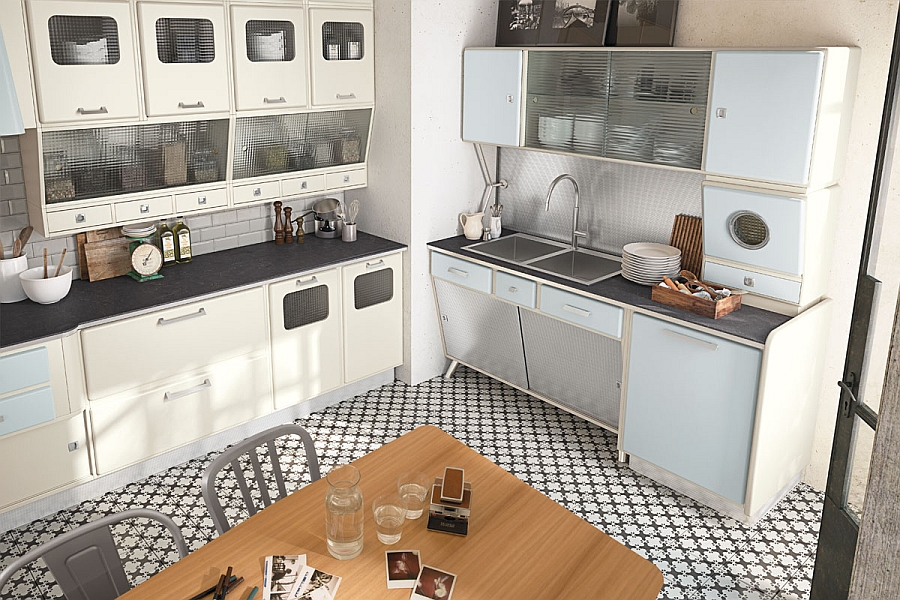 A Refreshingly Modern Take on a Classic Blue Kitchen Design