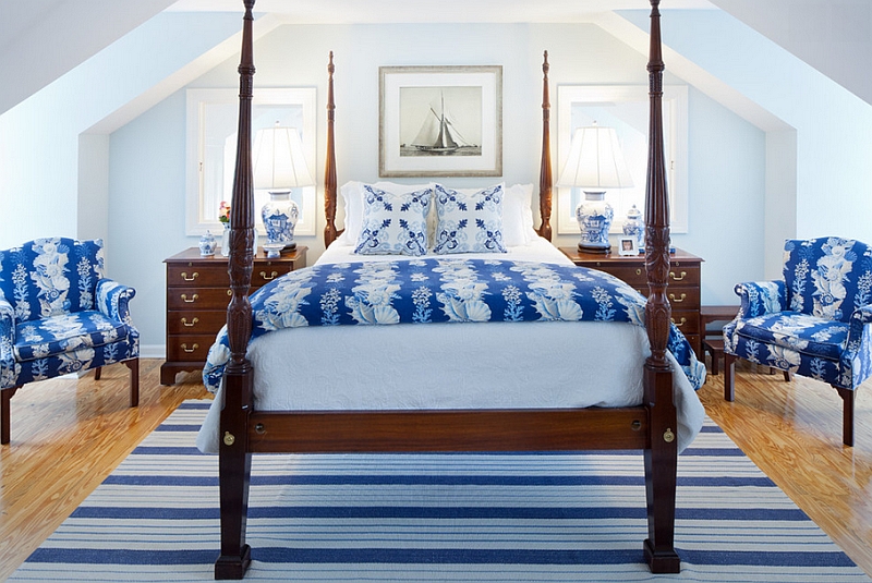 Blue And White Interiors: Living Rooms, Kitchens, Bedrooms ...