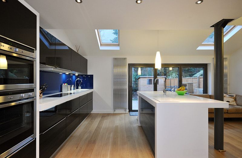 Cool contemporary kitchen in London is a showstopper!