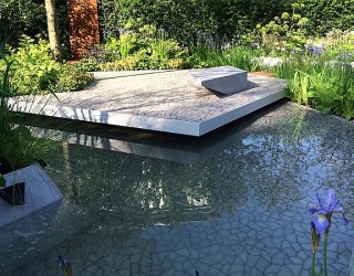 Cracked Earth Concrete Tiles Debut In Style At The RHS Chelsea Flower Show 2014