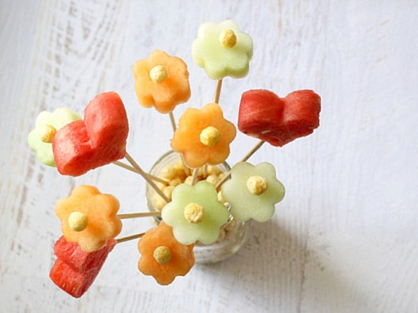 DIY fruit bouquet