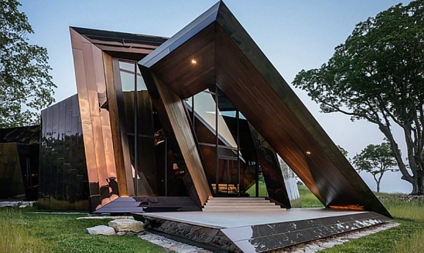 Stunning Sculptural Home Astonishes With Dramatic Design And Angular Features