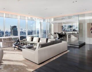 Scintillating Views And Smart Lighting Shape Posh Manhattan Penthouse