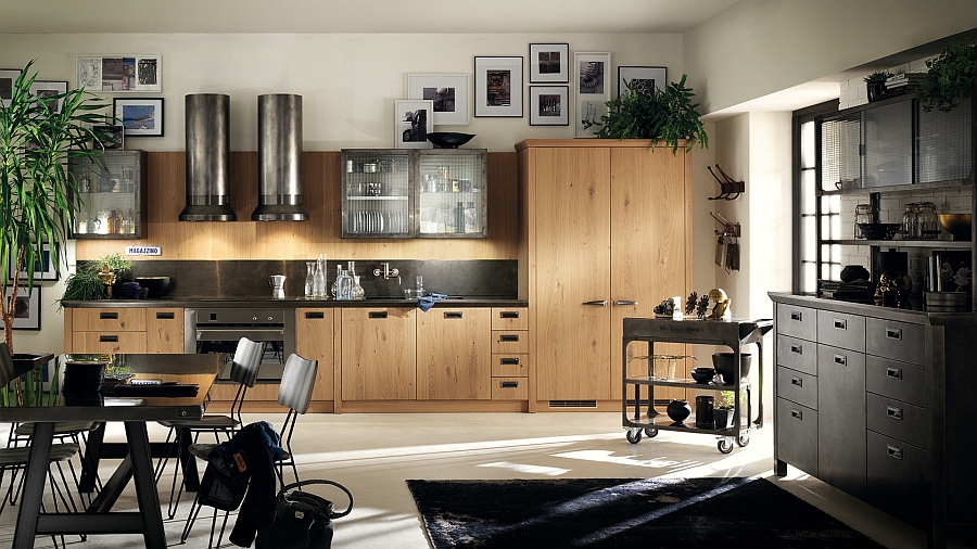 Modern kitchen with ample space for the family to spend some lovely evenings together