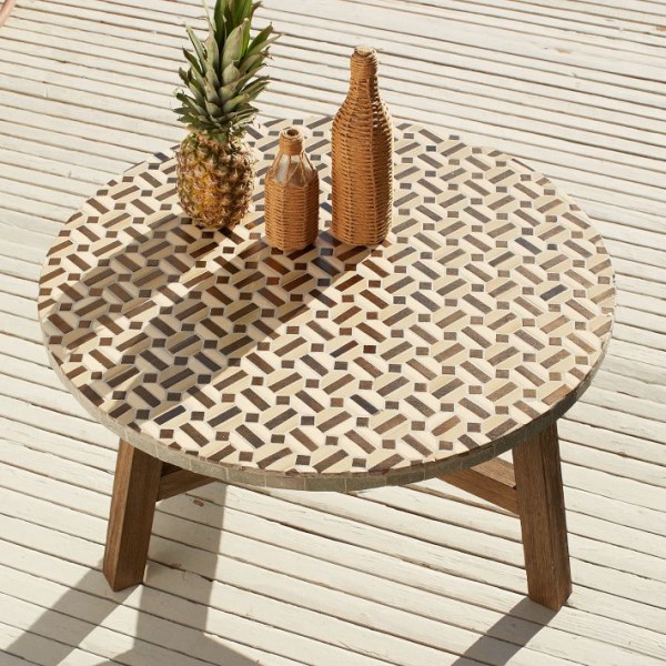 Mosaic coffee table