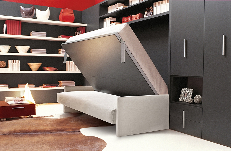 Transformable Murphy Bed Over Sofa Systems That Save Up On Ample Space