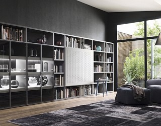 Contemporary Living Room Wall Units For Those Who Love Their Books!