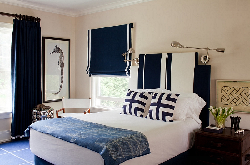 Blue And White Interiors: Living Rooms, Kitchens, Bedrooms And More