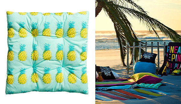 Pineapple seat cushion