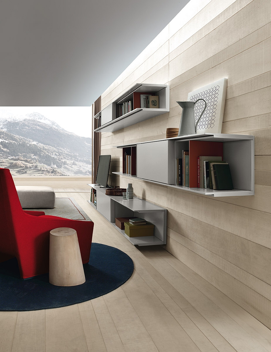 Living Room Wall Unit System Designs