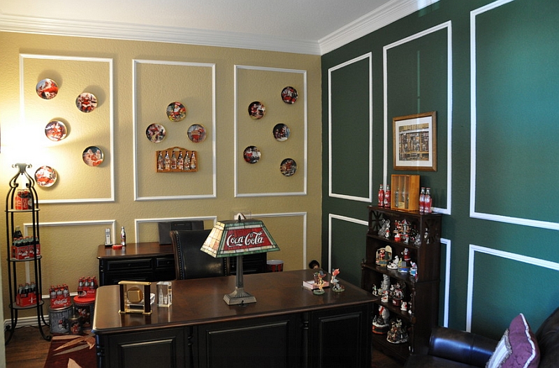 Smart Coca-Cola themed home office!