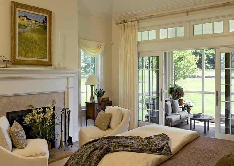 Snug and cozy bedroom with a wonderful view outside