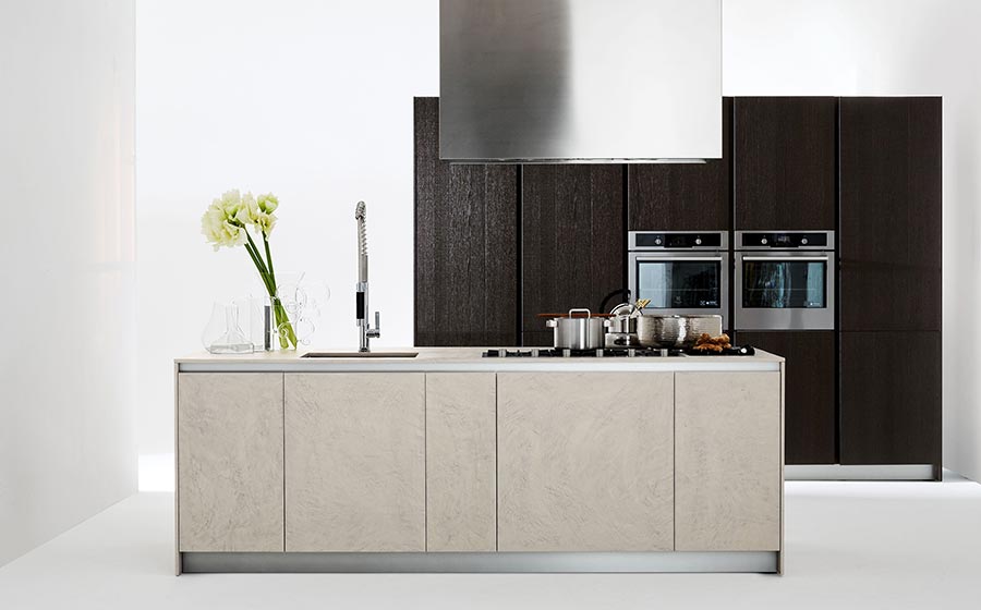 Space conscious kitchen design by Elmar with versatile fetaures