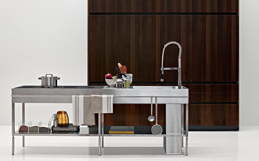 Space-saving contemporary kitchen decor from Elmar