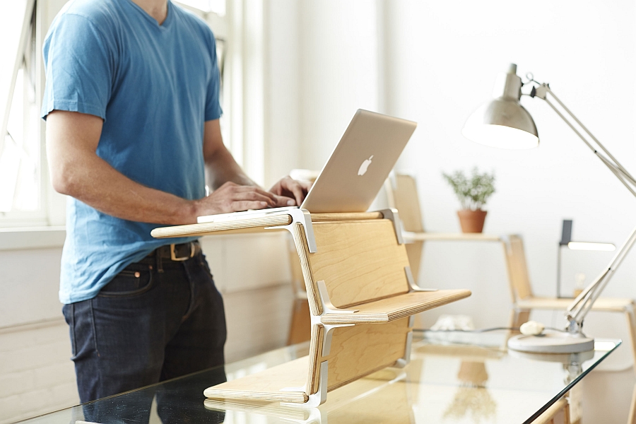 Standing Desk that is part of Modos Modular Furniture System