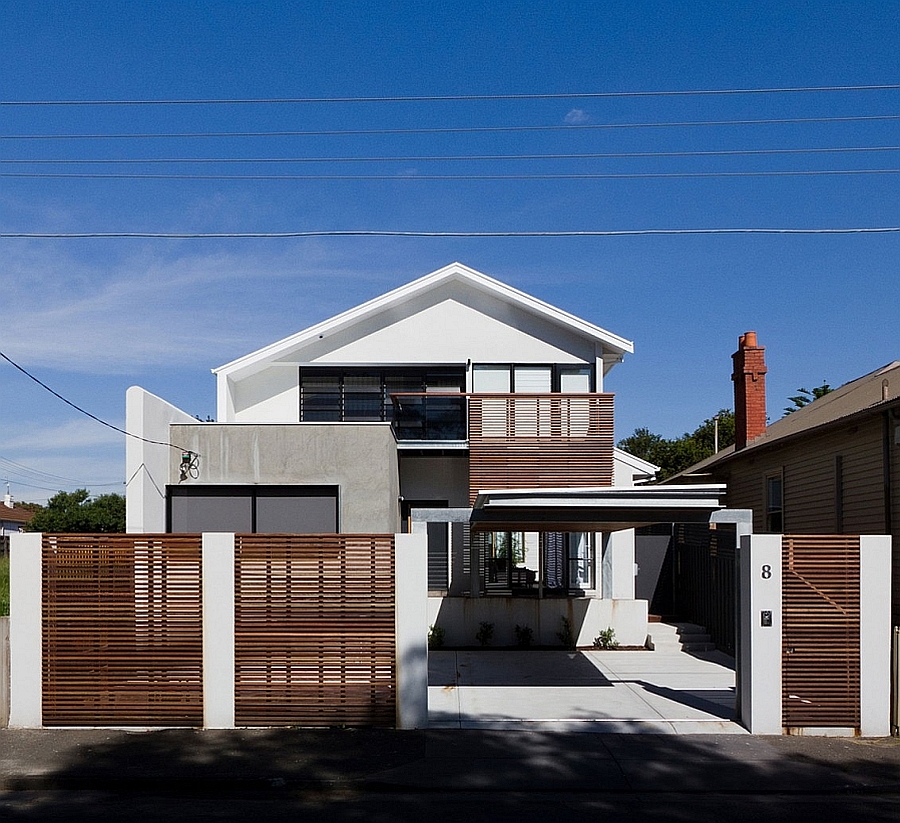 Street Facade of the Open House in Richmond, Australia