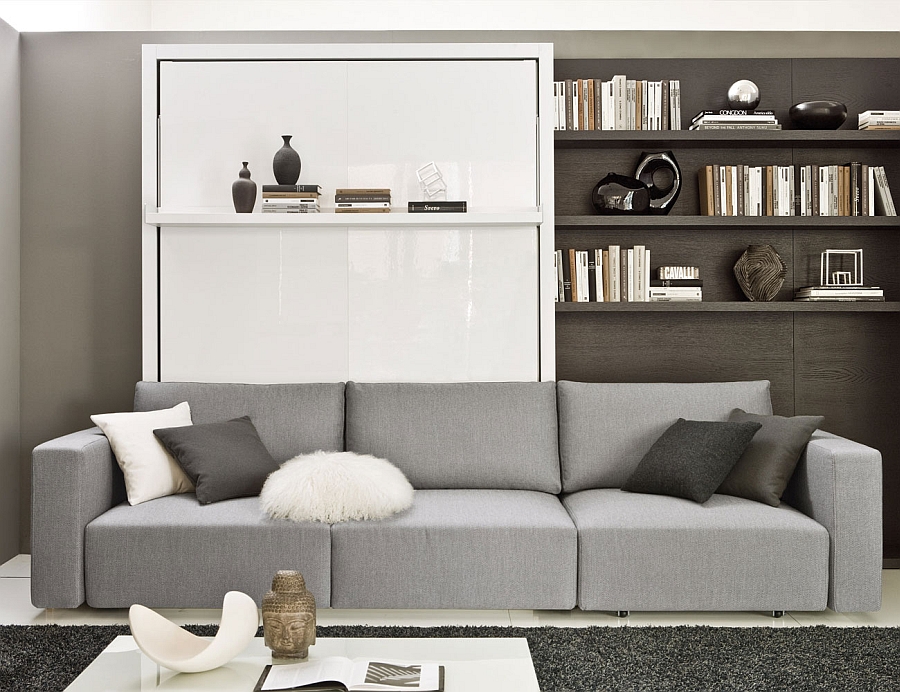 Transformable Murphy Bed Over Sofa Systems That Save Up On Ample Space