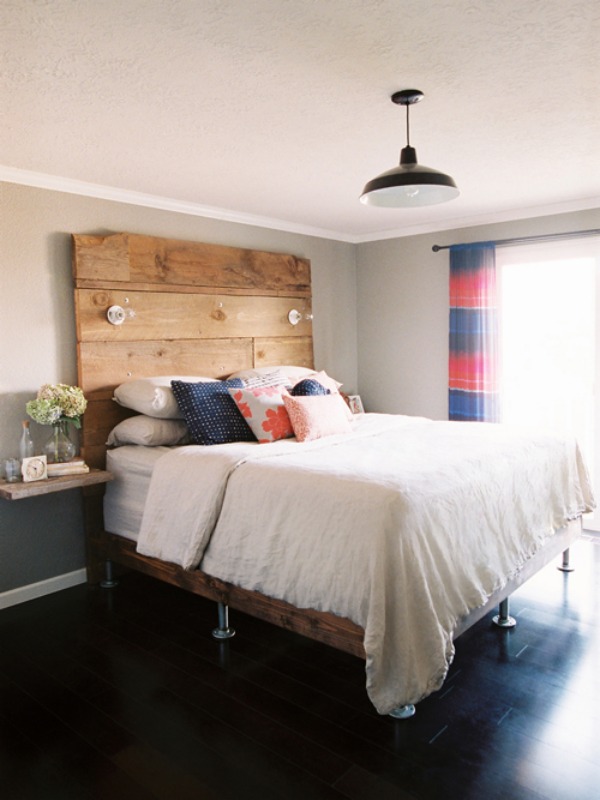 bedside table floating shelf