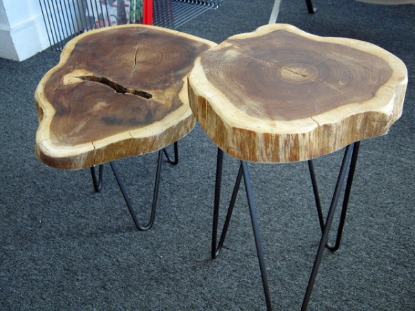 Reclaimed Tree Trunk Tables For The Eco-Friendly Home