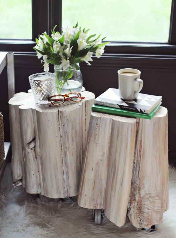 white washed tree stump tables.jpg