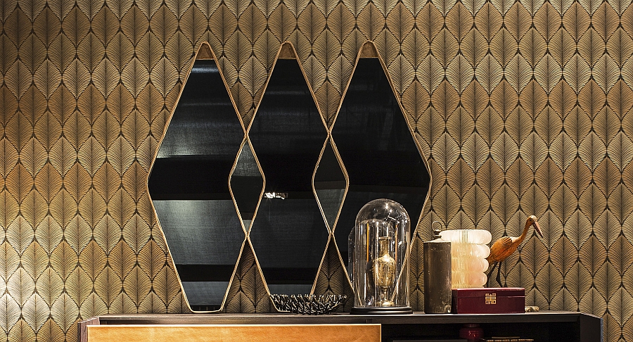 A trio of Vanity Fair mirrors helo create an instant focal point with ease