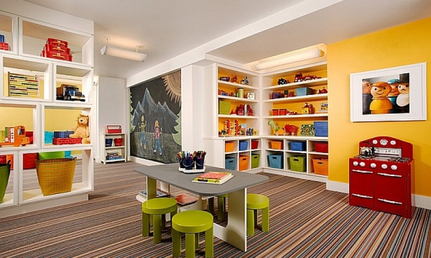 Transform Your Basement Into A Fun And Colorful Kids’ Playroom