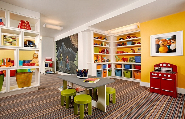 Basement toy store room ideas