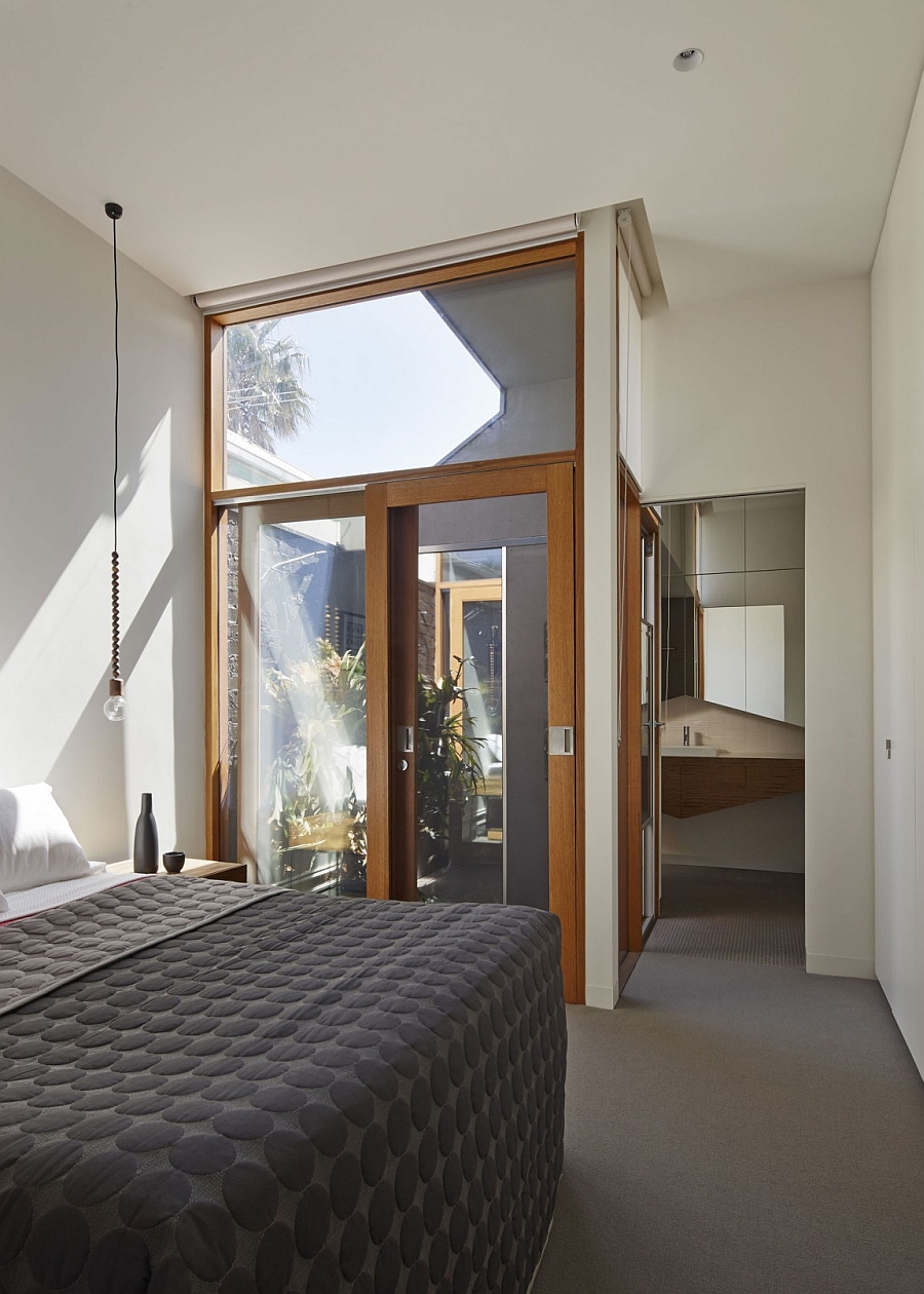 Beautiful and serene bedroom of the newly renovated Melbourne House