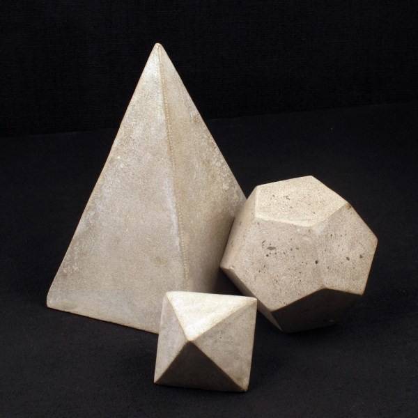 Cement Geometric Objects from Serax via Darkroom