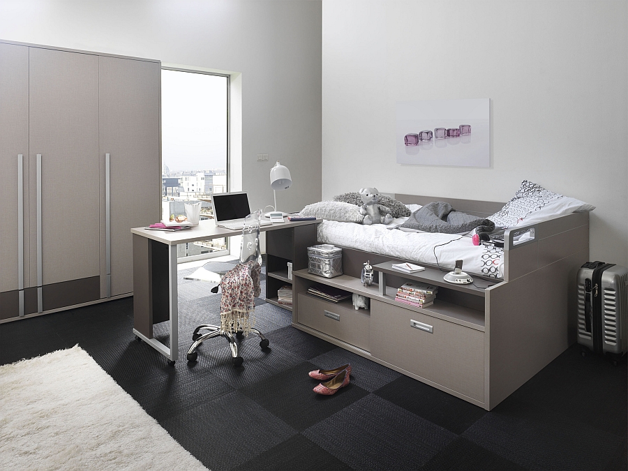 Dimix Collection from Gautier offers maximised storage in a small space thanks to its trendy bed