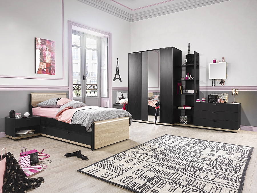 Exclusive Urban bedroom is a blend of smart and chic modular units