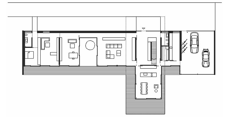 Floor plan of House LK in Austria