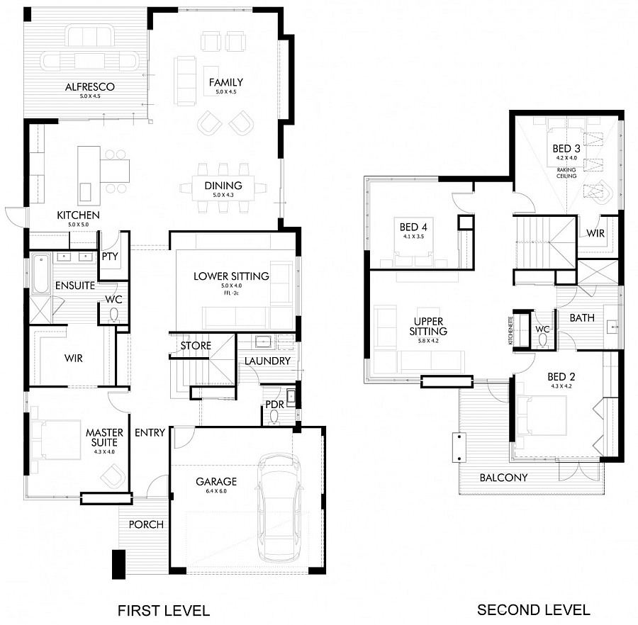 Floor plan of the Brindabella by Webb & Brown-Neaves in Perth