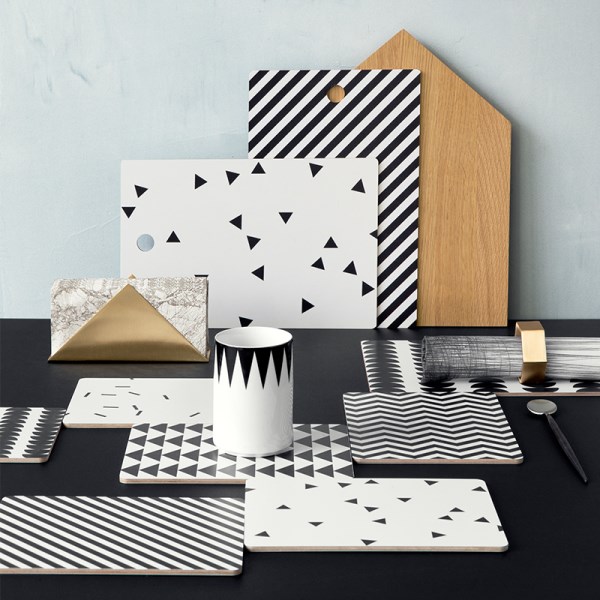 Geometric kitchen accessories from ferm LIVING