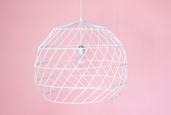 Geometric pendant light from Bend