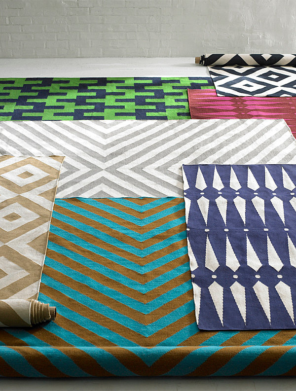 Geometric rugs from Jonathan Adler