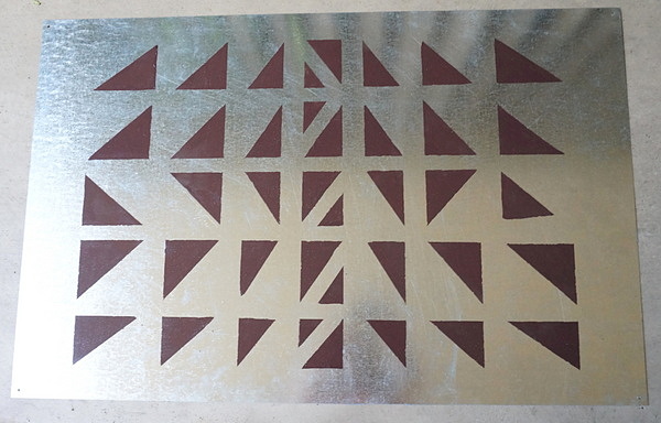 DIY geometric wall art