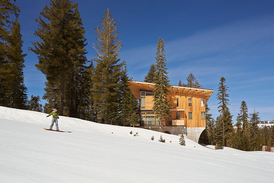 Luxurious and contemporary ski resort in California