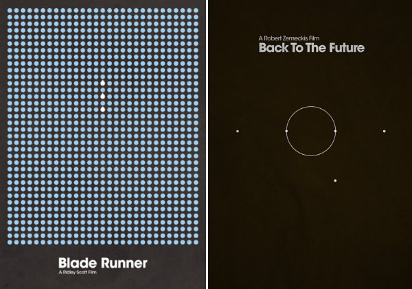 Minimalist film posters by Jamie Bolton