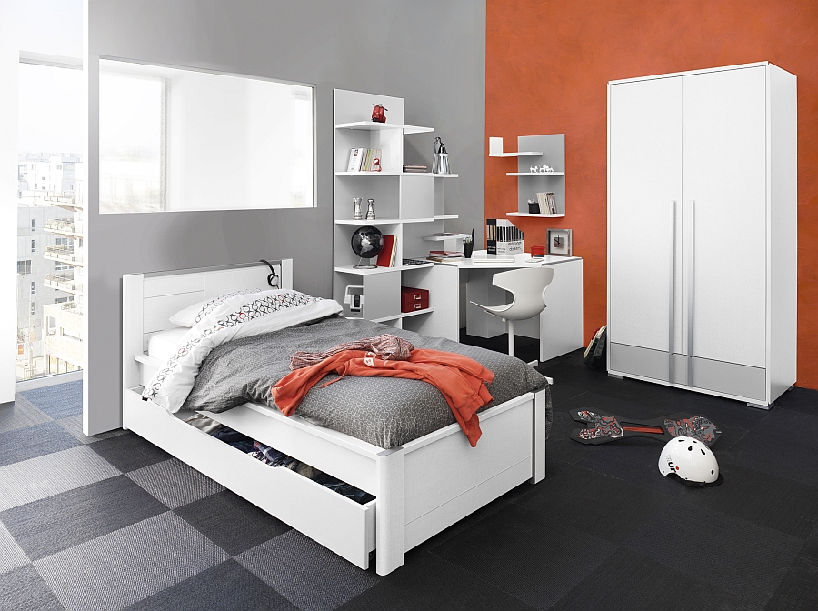 Modern bedroom collection that serves both kids and teens alike