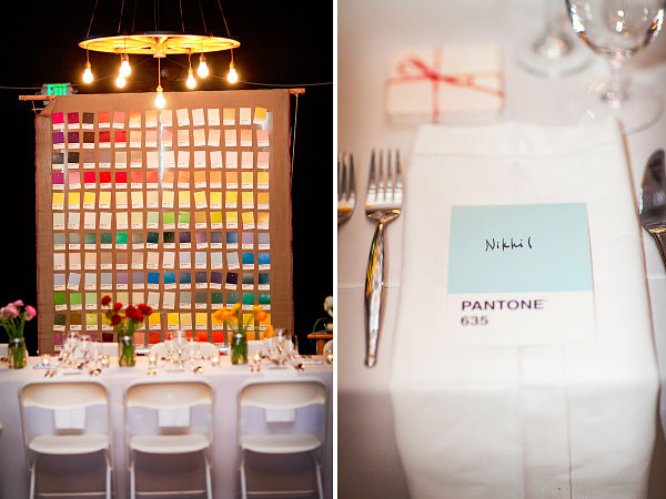 Pantone-inspired table settings