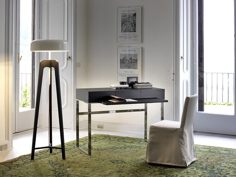 Pileo floor lamp from Porada in the home office