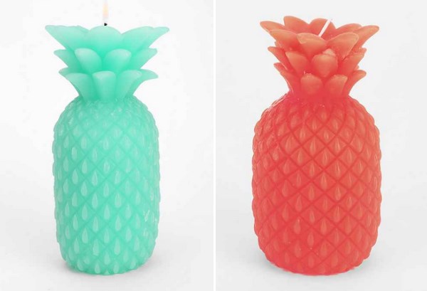 Pineapple candles from Urban Outfitters