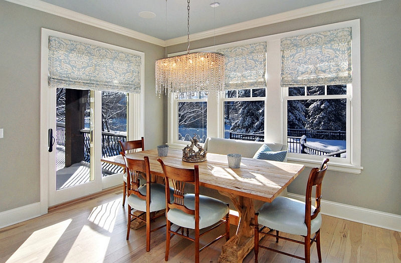 Roman shades with the right pattern and style will serve you well beyond the summer